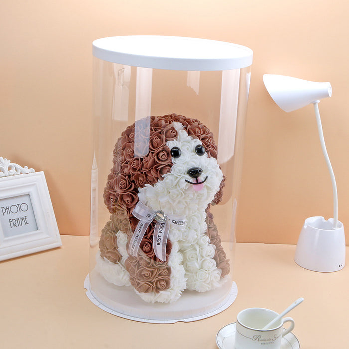 Bulk Exclusive Gifts Rose Dog Artificial Rose Flowers Wholesale