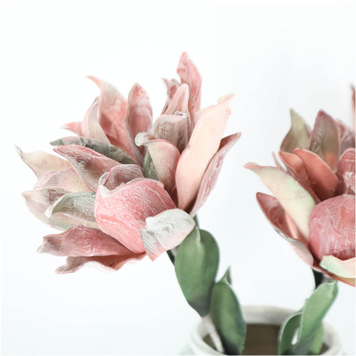 Bulk Wabi-Sabi 29" Retro Magnolia Stems Real Touch Flowers Artificial Wholesale