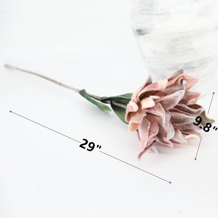 Bulk Wabi-Sabi 29" Retro Magnolia Stems Real Touch Flowers Artificial Wholesale