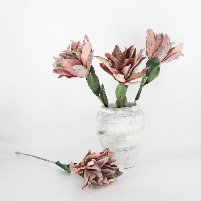 Bulk Wabi-Sabi 29" Retro Magnolia Stems Real Touch Flowers Artificial Wholesale