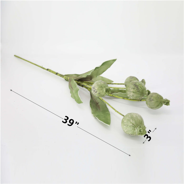 Bulk Wabi-Sabi 39" Ball Long Stem Artificial Flowers Wholesale