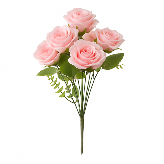 BUNCH ROSE BOUQUET - Blush