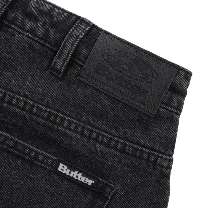 Butter Goods Baggy Denim Jeans Distressed Black