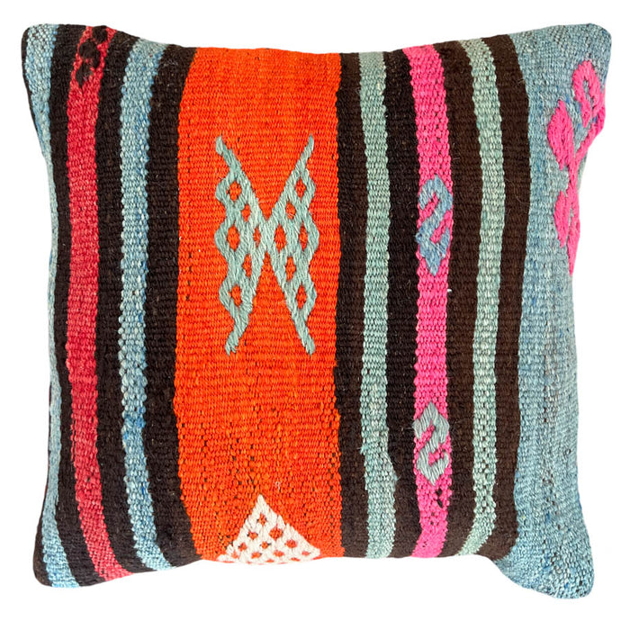 Butterfly Kilim Pillow (14x14)