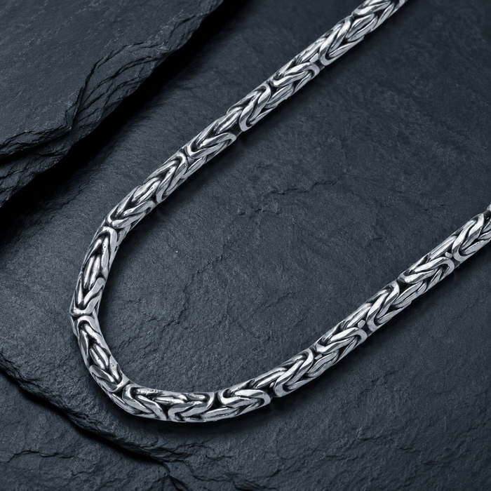 vkngjewelry Chain King Chain Silver Sterling 3mm