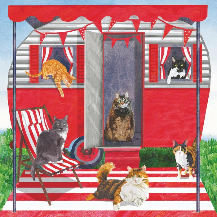Camper Cats Napkins - NashvilleSpiceCompany