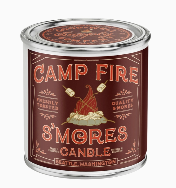 Campfire S'mores Candle - 1/2 pint size