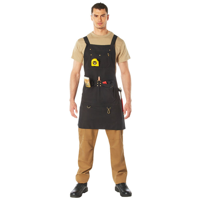 Canvas Full Work Apron - Premium Workwear from Rothco - Just $39.95! Shop now at Pat's Monograms