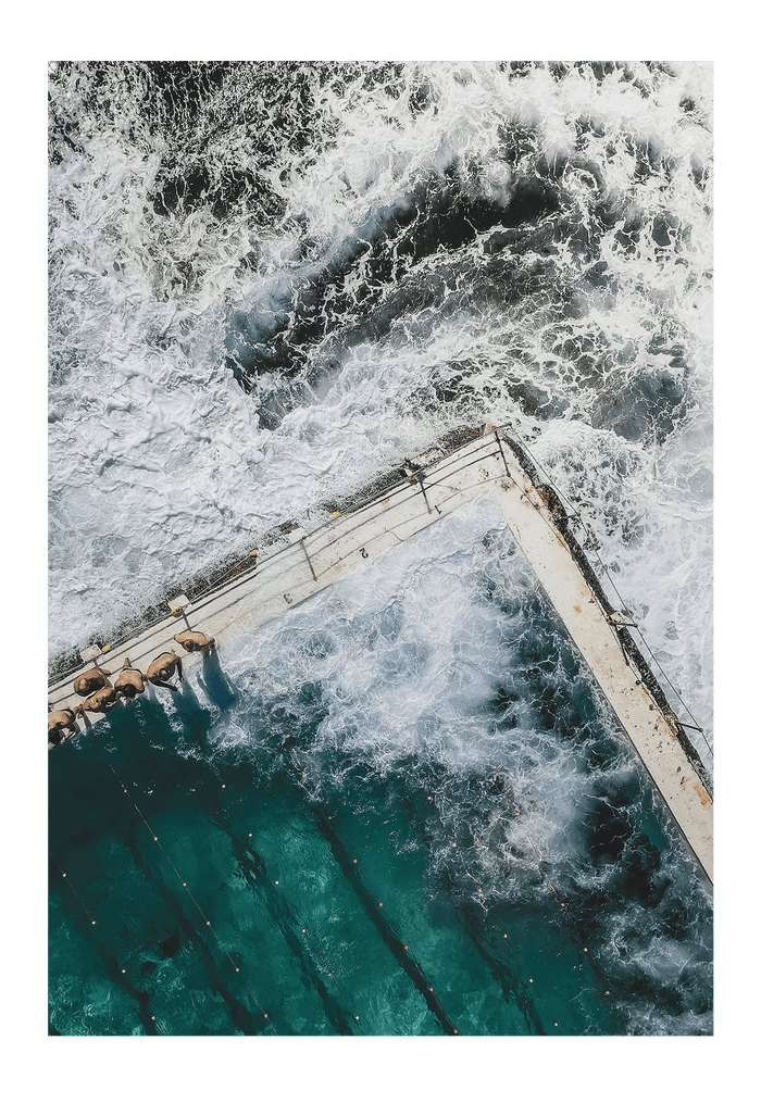Canvas Print 60x90cm / Unframed Swell Swell Wall Art : Ready to hang framed artwork. Brand