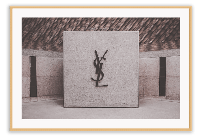 Canvas Print 50x70cm / Natural YSL Install YSK Install Wall Art : Ready to hang framed artwork. Brand