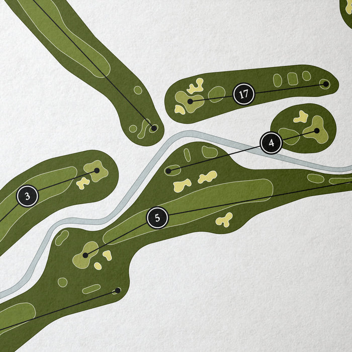Canyon Lakes Golf Course | Golf Course Map | Close+Up