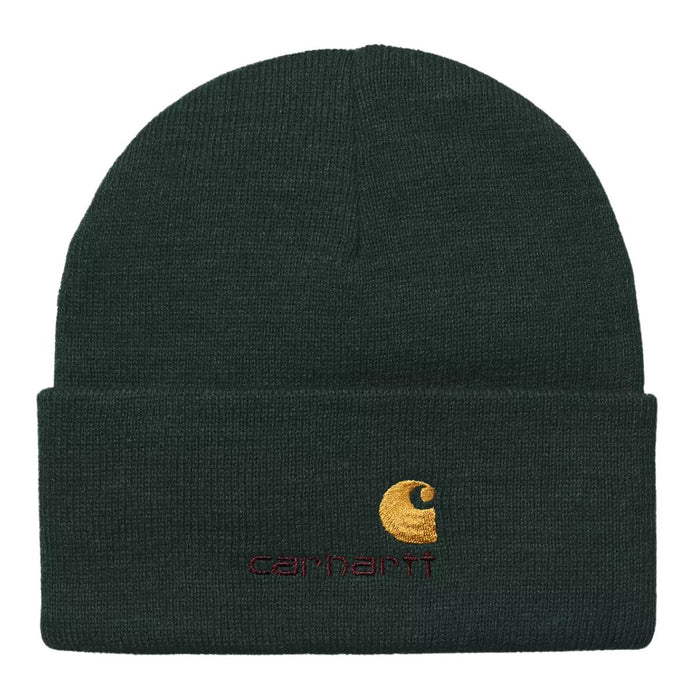 Carhartt WIP American Script Beanie Dark Fir