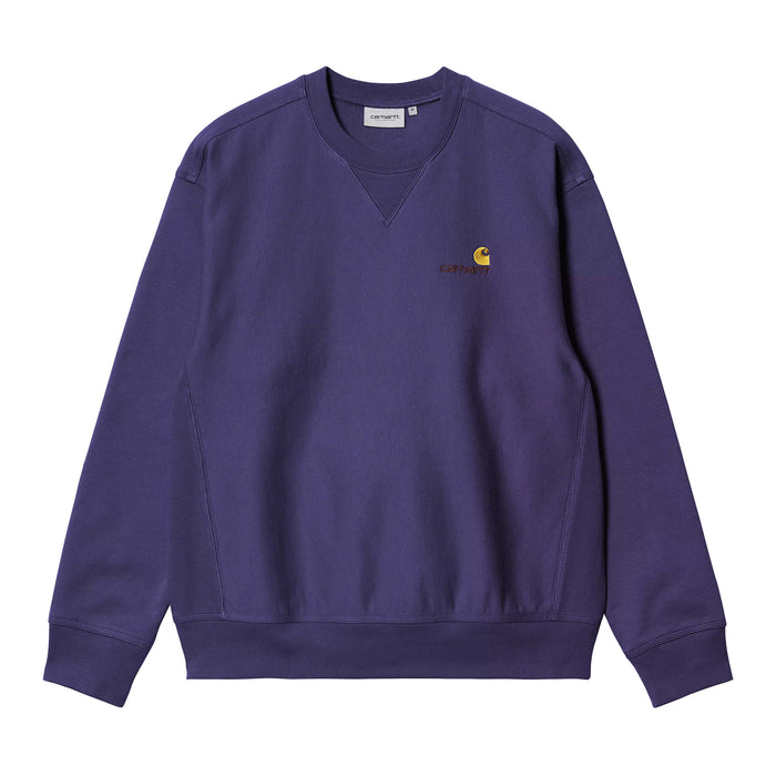 Carhartt WIP American Script Crewneck Aura