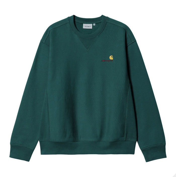 Carhartt WIP American Script Crewneck Botanic
