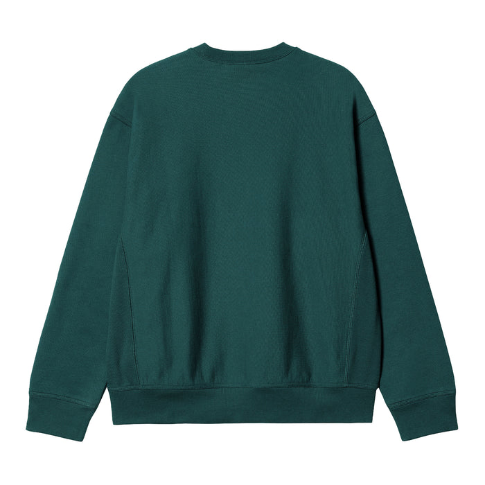 Carhartt WIP American Script Crewneck Botanic