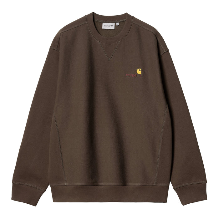 Carhartt WIP American Script Crewneck Buckeye