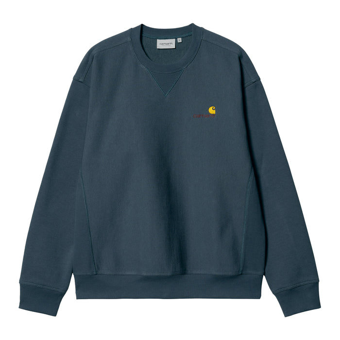 Carhartt WIP American Script Crewneck Ore