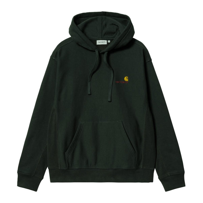 Carhartt WIP American Script Hooded Dark Cedar