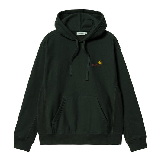 Carhartt WIP American Script Hooded Dark Cedar