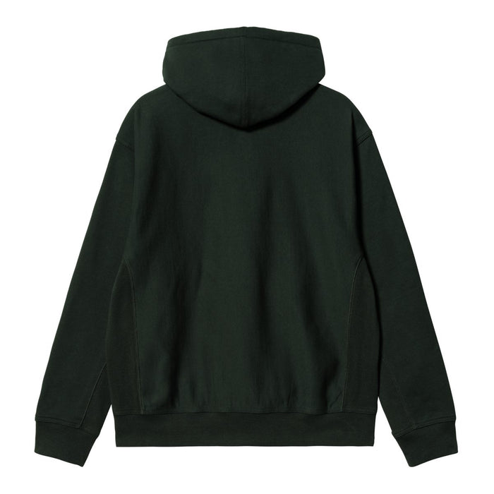 Carhartt WIP American Script Hooded Dark Cedar