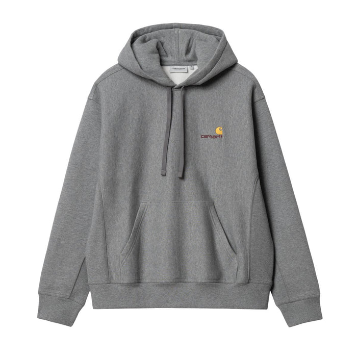 Carhartt WIP American Script Hoodie Dark Grey Heather