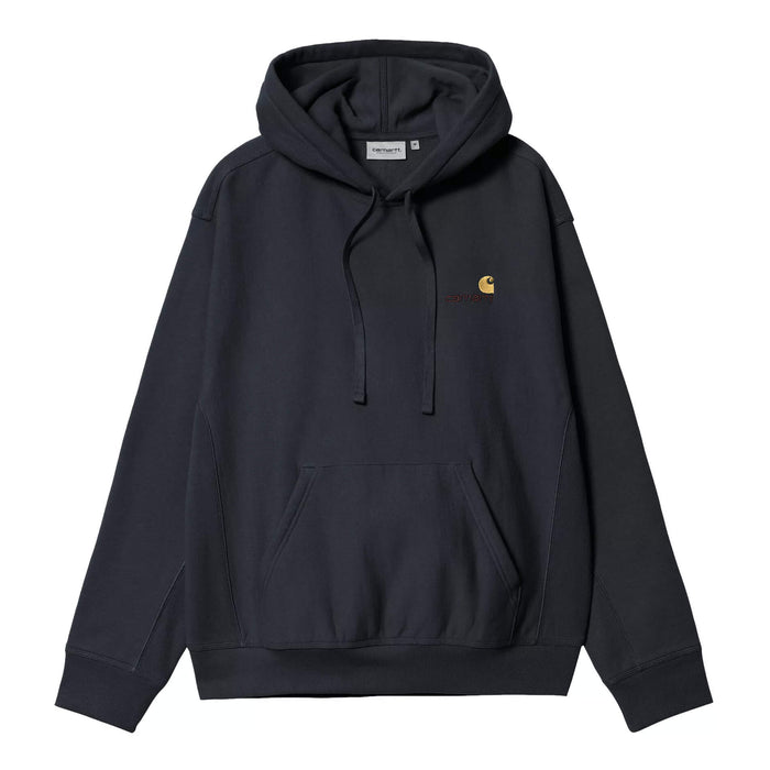 Carhartt WIP American Script Hoodie Deep Night