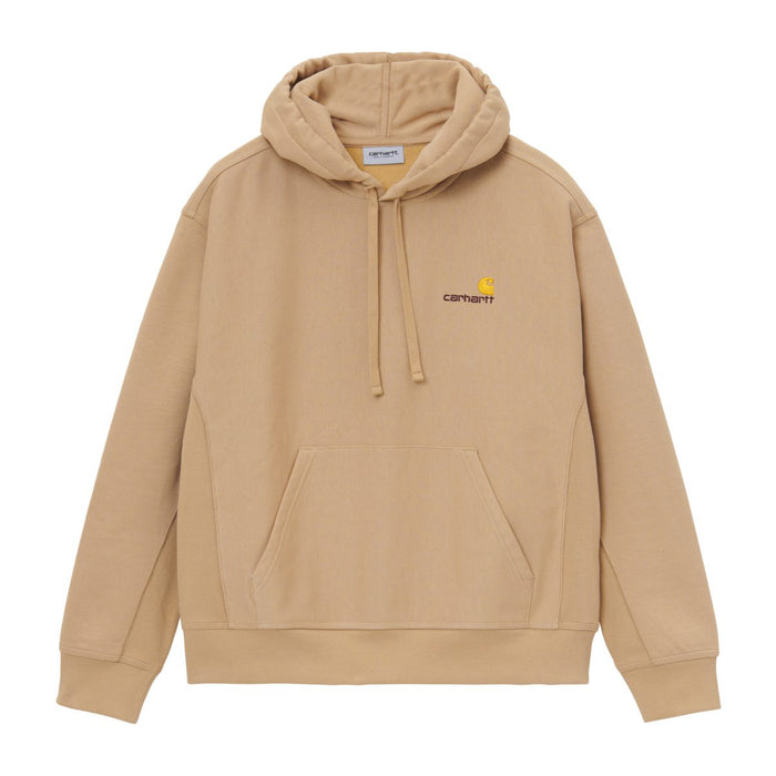 Carhartt WIP American Script Hoodie Dusty H Brown