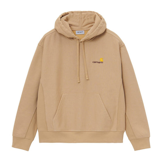 Carhartt WIP American Script Hoodie Dusty H Brown