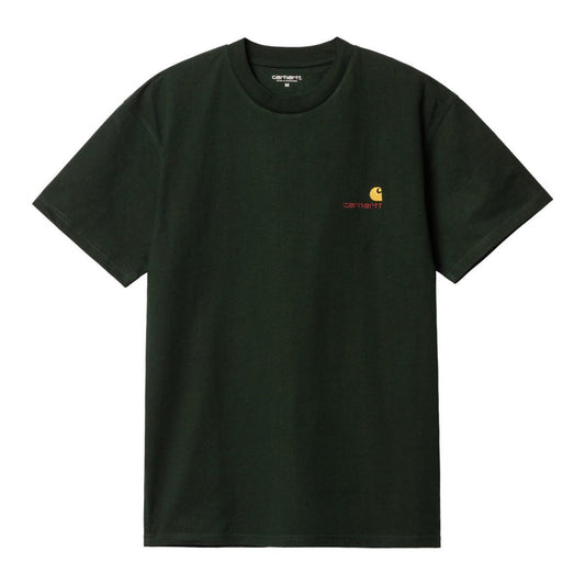 Carhartt WIP American Script T-Shirt Dark Cedar