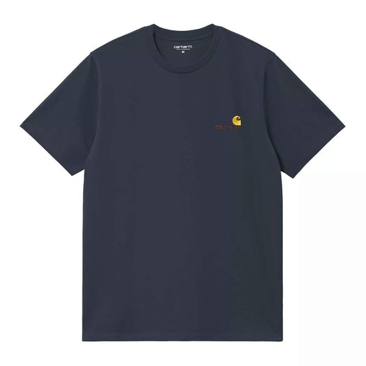 Carhartt WIP American Script T-Shirt Deep Night