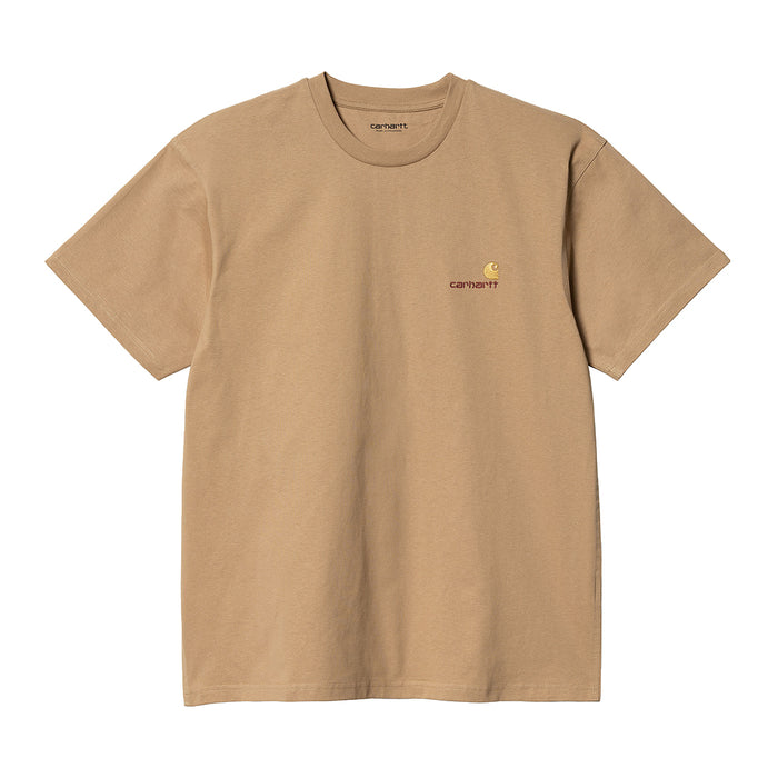 Carhartt WIP American Script T-Shirt Dusty H Brown