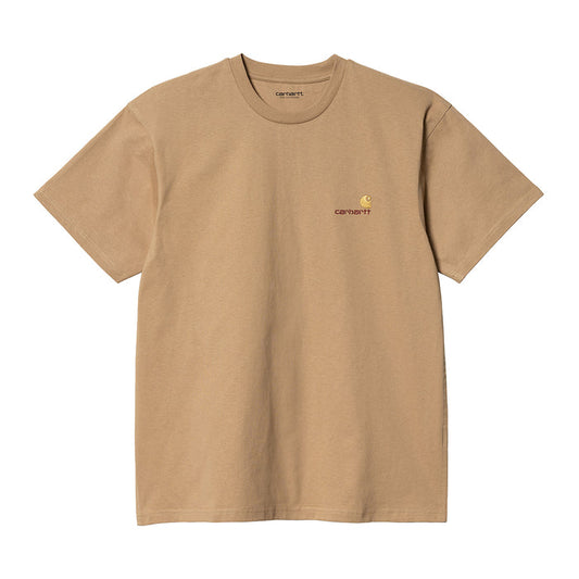 Carhartt WIP American Script T-Shirt Dusty H Brown