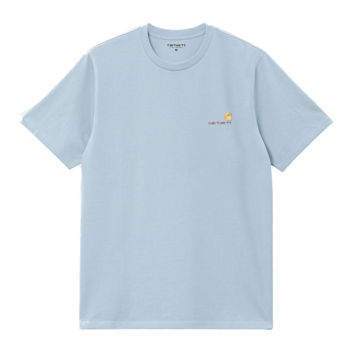 Carhartt WIP American Script T-Shirt Frosted Blue