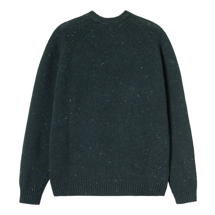 Carhartt WIP Anglistic Sweater Speckled Deep Lagoon