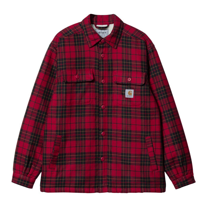 Carhartt WIP Arden Shirt Jacke Check Rocket