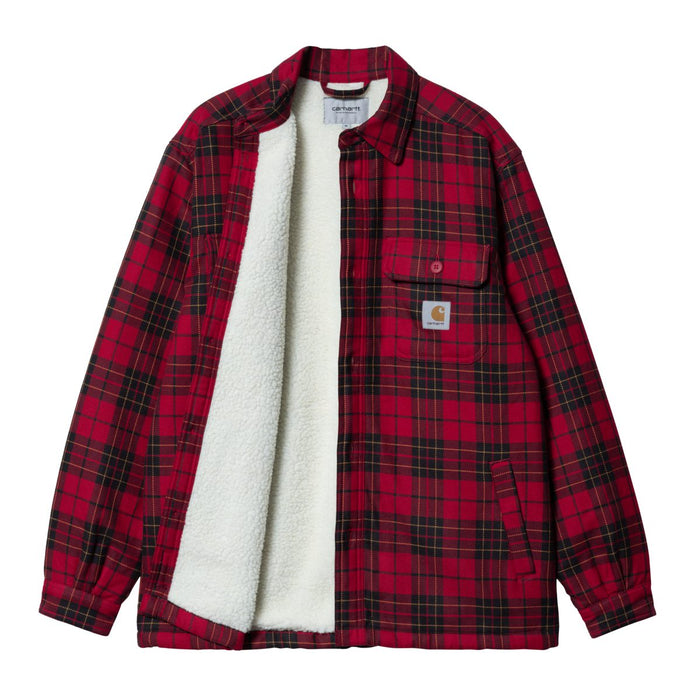 Carhartt WIP Arden Shirt Jacke Check Rocket