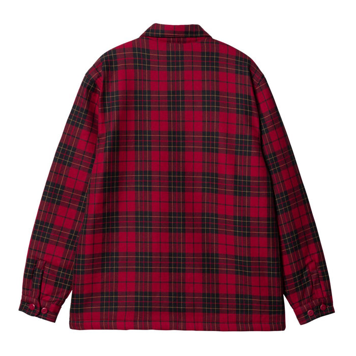 Carhartt WIP Arden Shirt Jacke Check Rocket