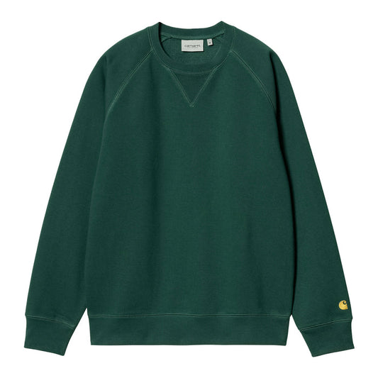 Carhartt WIP Chase Crewneck Chervil/Gold