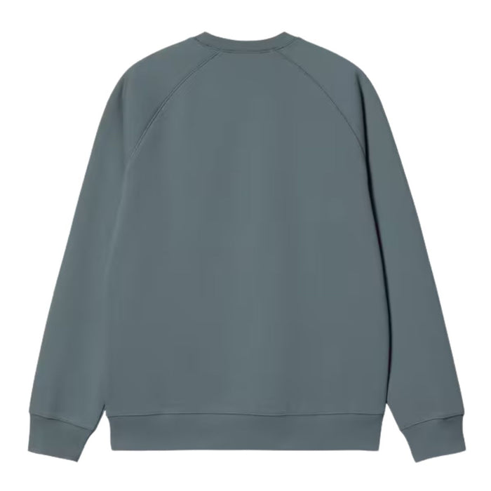 Carhartt WIP Chase Crewneck Cozy Blue/Gold