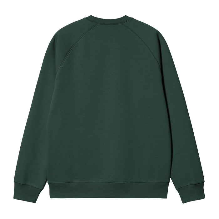 Carhartt WIP Chase Crewneck Discovery Green/Gold