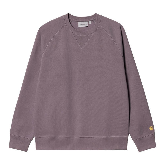 Carhartt WIP Chase Crewneck Misty Thistle/Gold