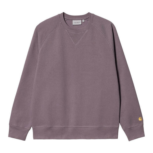 Carhartt WIP Chase Crewneck Misty Thistle/Gold