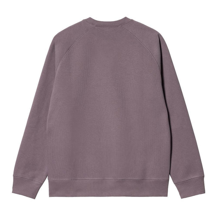 Carhartt WIP Chase Crewneck Misty Thistle/Gold