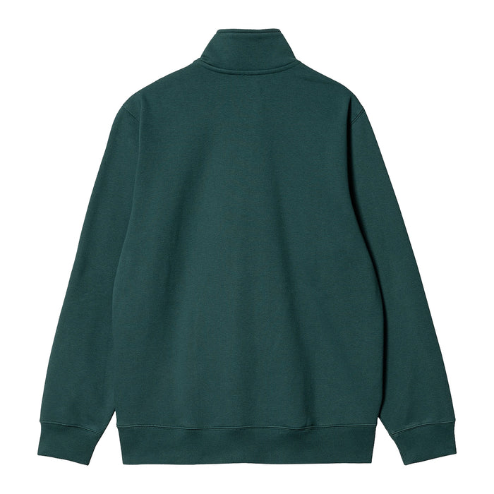 Carhartt WIP Chase Neck Zip Sweat Botanic/Gold