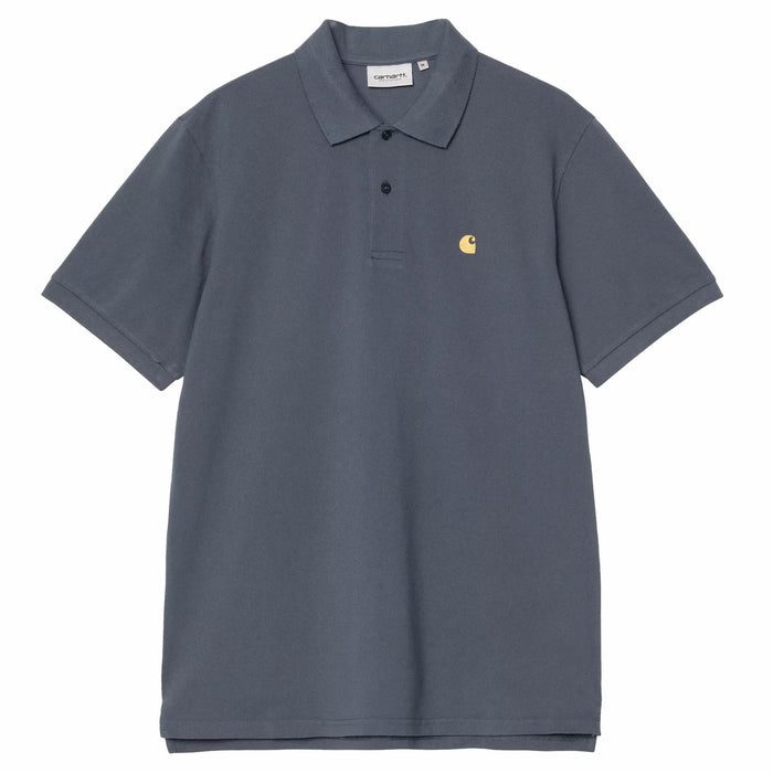 Carhartt WIP Chase Pique Polo T-Shirt Cozy/Gold