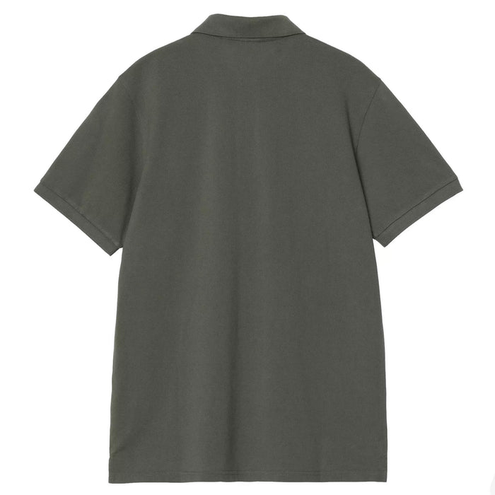 Carhartt WIP Chase Pique Polo T-Shirt Leaf/Gold