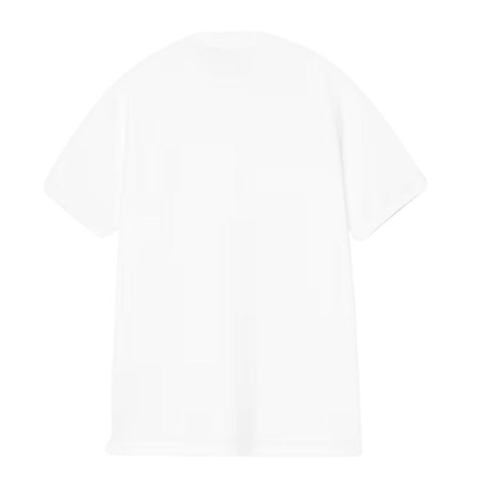 Carhartt WIP Chase Pique Polo T-Shirt White/Gold