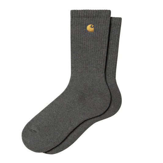 Carhartt WIP Chase Socks Dark Grey Heather/Gold
