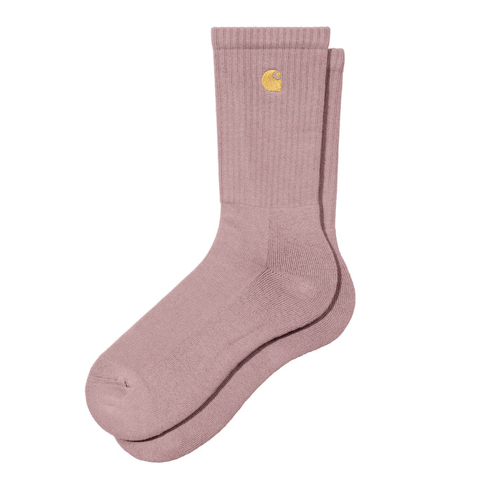 Carhartt WIP Chase Socks Glassy Pink/Gold