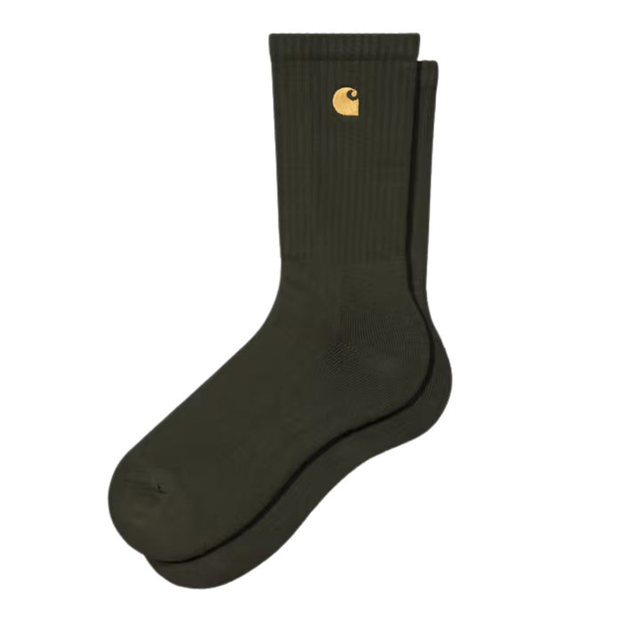 Carhartt WIP Chase Socks Olive/Gold
